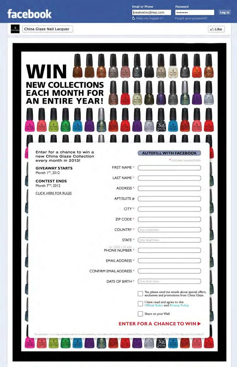 China Glaze — Social Media portfolio work