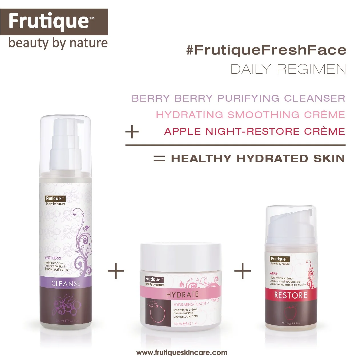 Frutique Skin Care — Social Media portfolio work