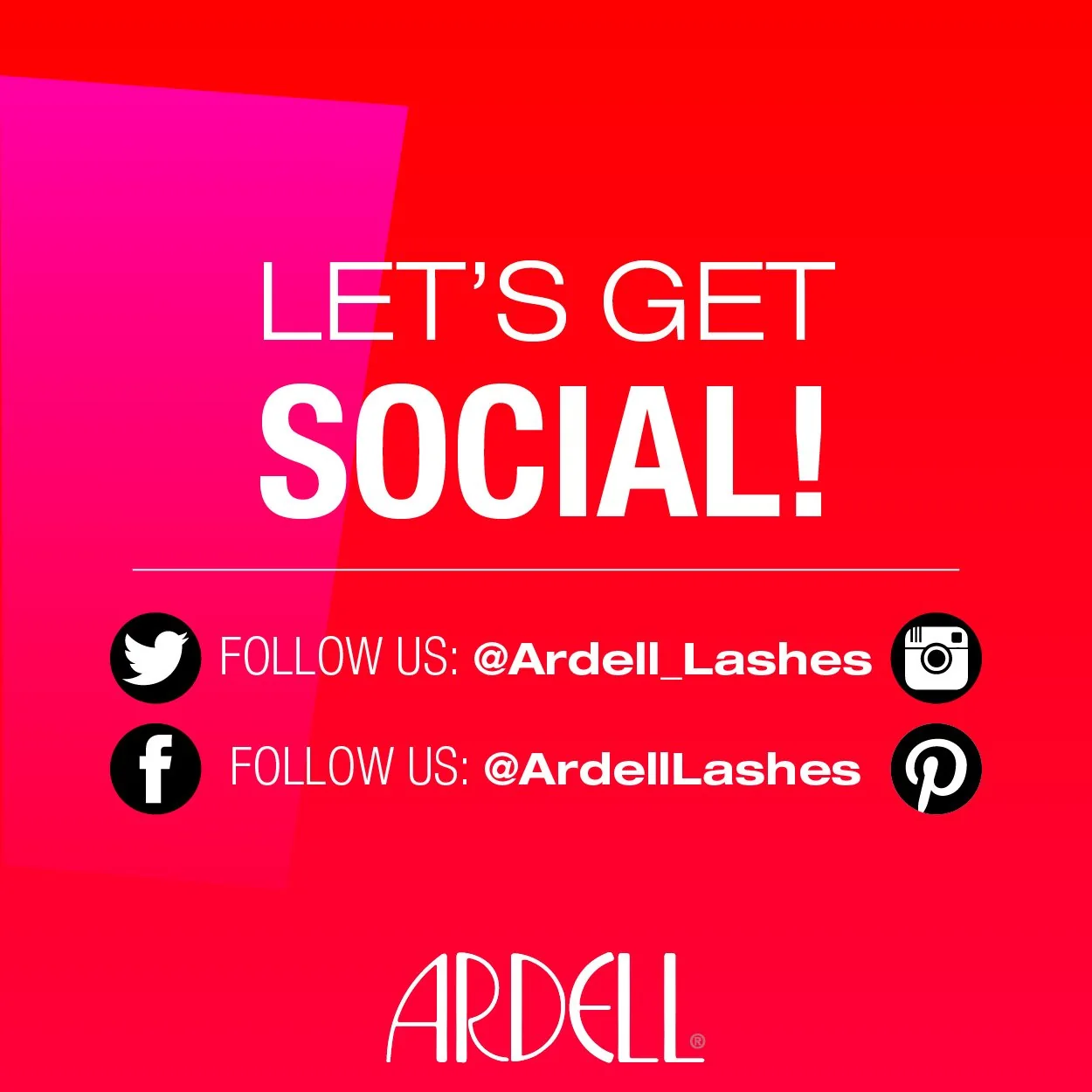 Ardell Lashes — Social Media portfolio work