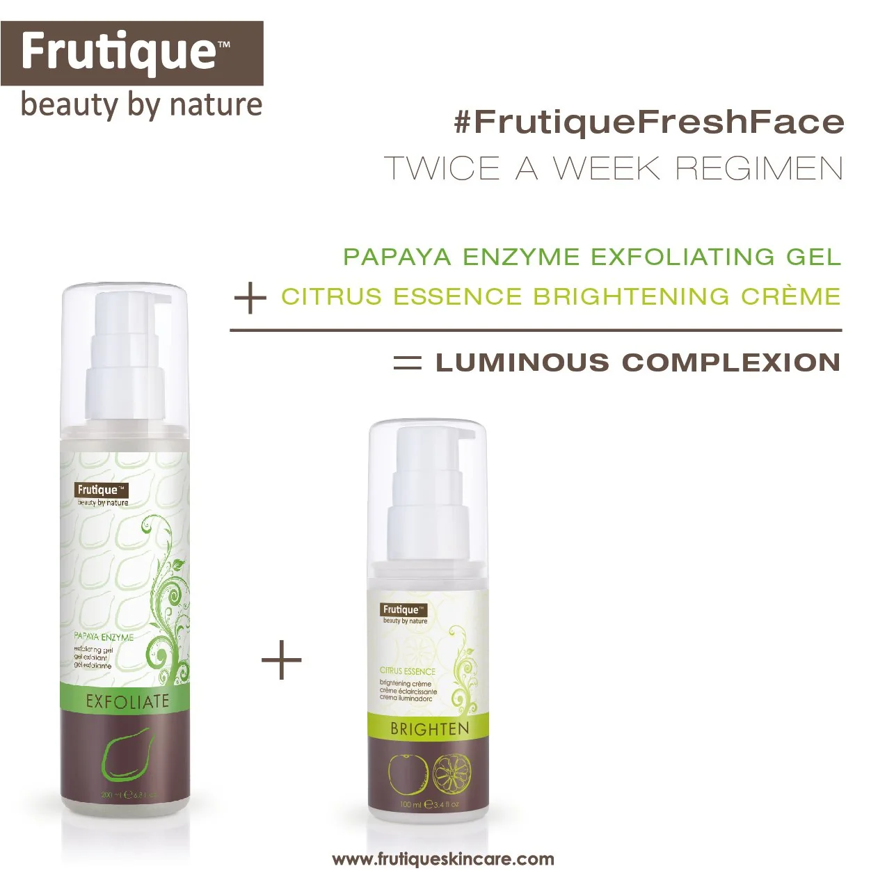 Frutique Skin Care — Social Media portfolio work