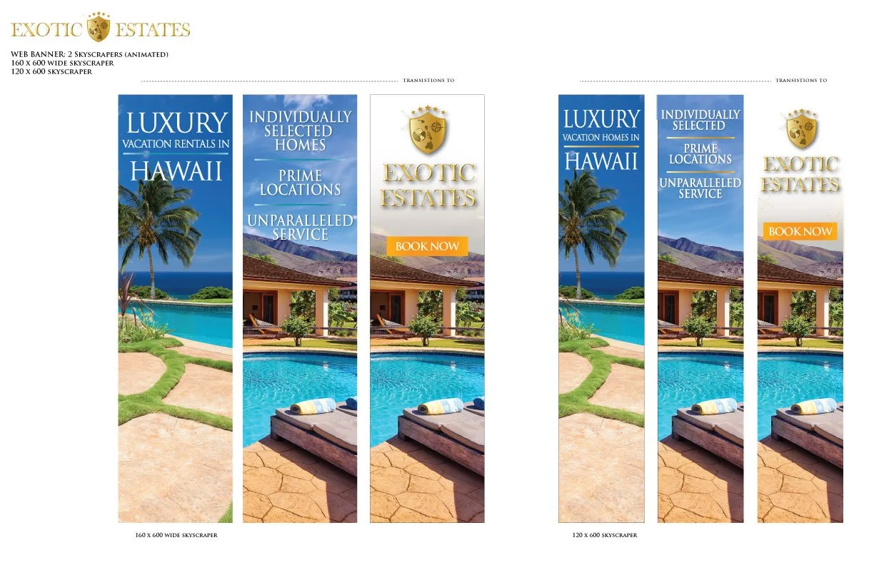 Exotic Estates — Internet Marketing portfolio work