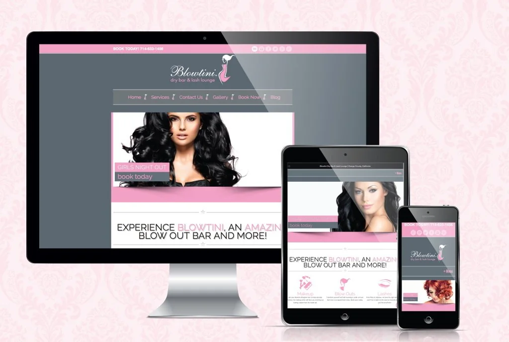 Blowtini Dry Bar — Branding And Marketing portfolio work