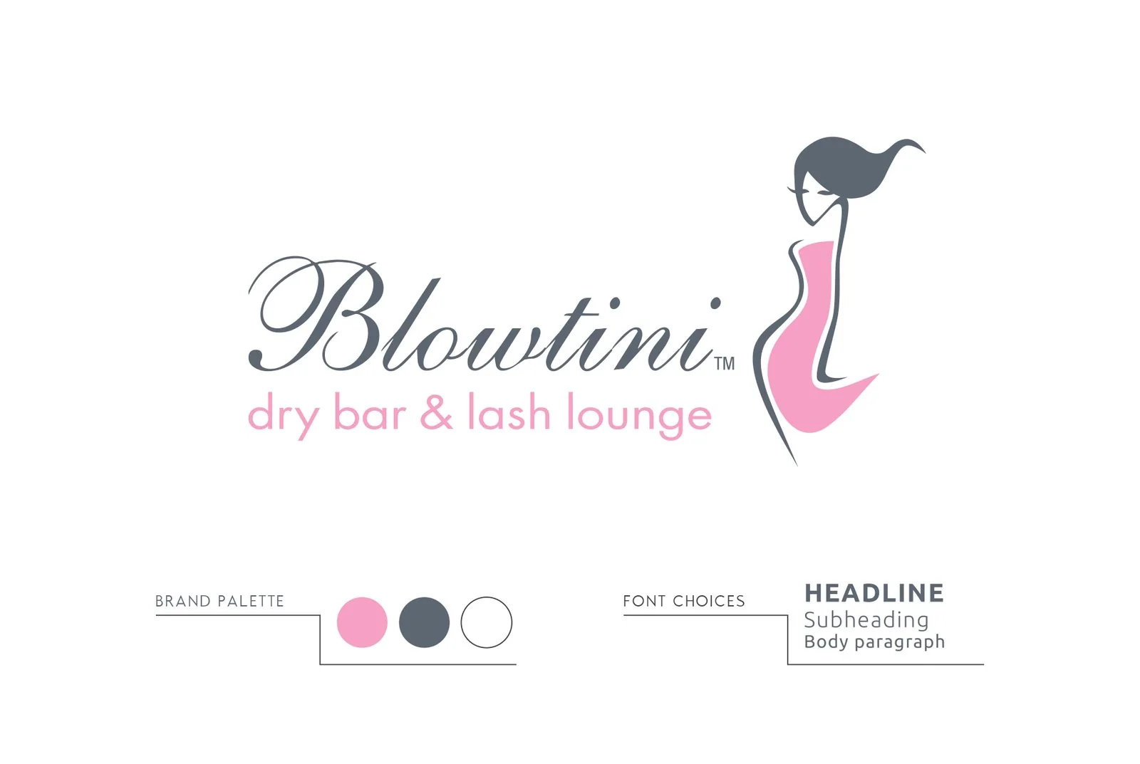 Blowtini Dry Bar — Branding And Marketing portfolio work