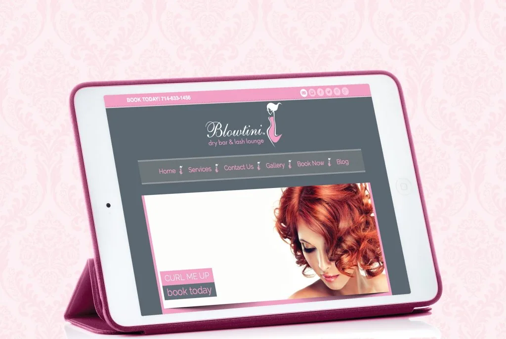 Blowtini Dry Bar — Branding And Marketing portfolio work