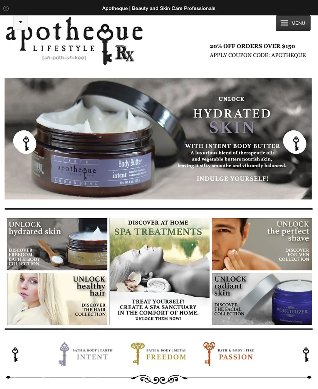 Apotheque — Web Development portfolio work