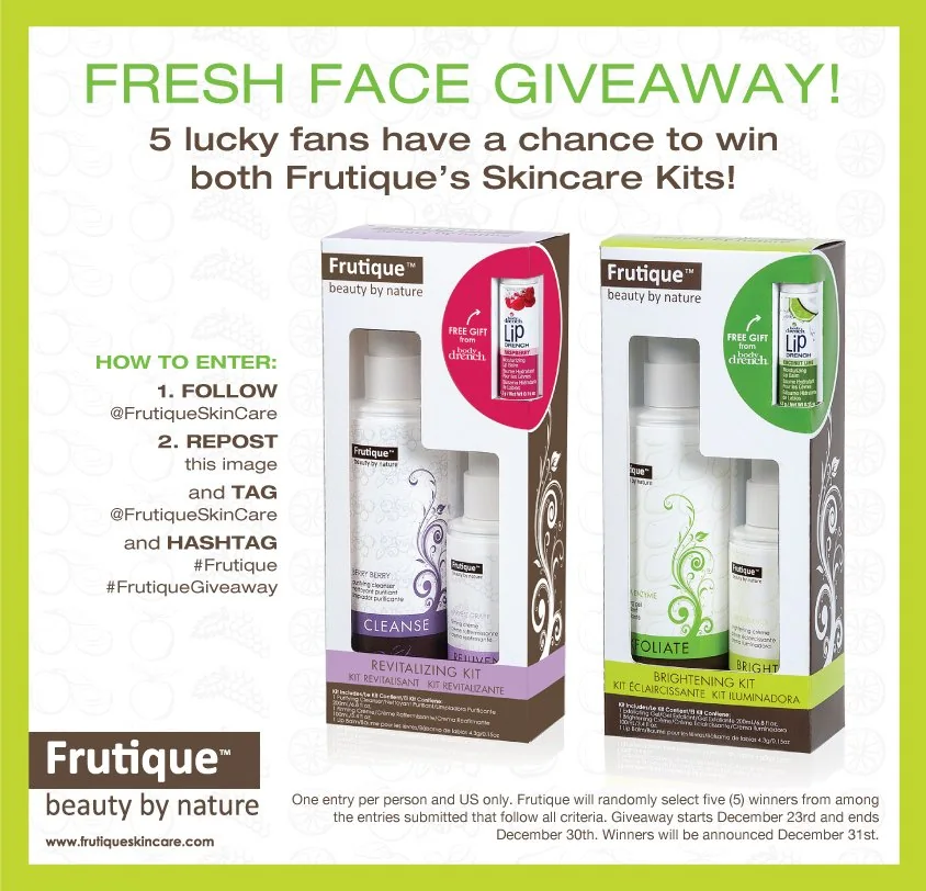Frutique Skin Care — Social Media portfolio work