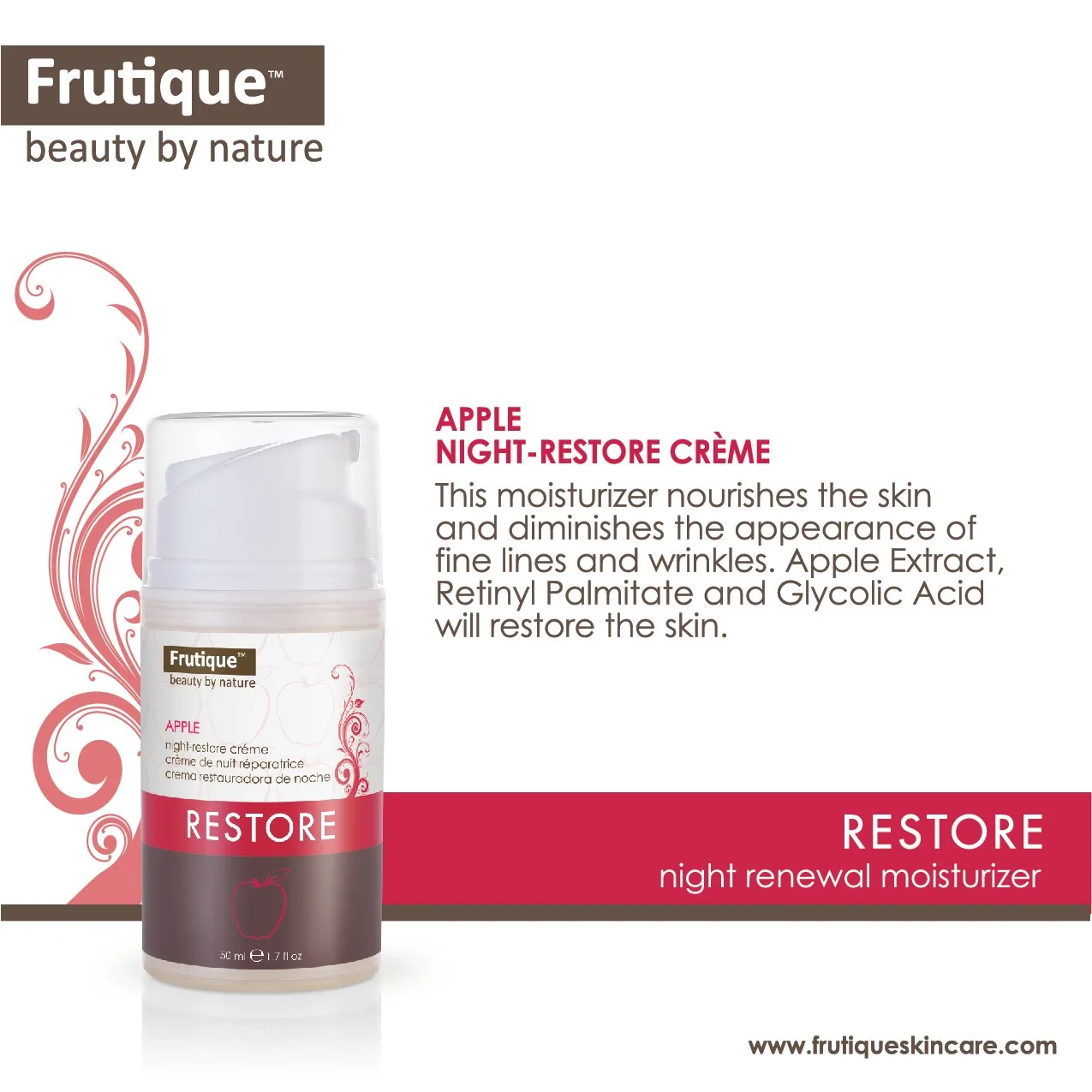 Frutique Skin Care — Social Media portfolio work