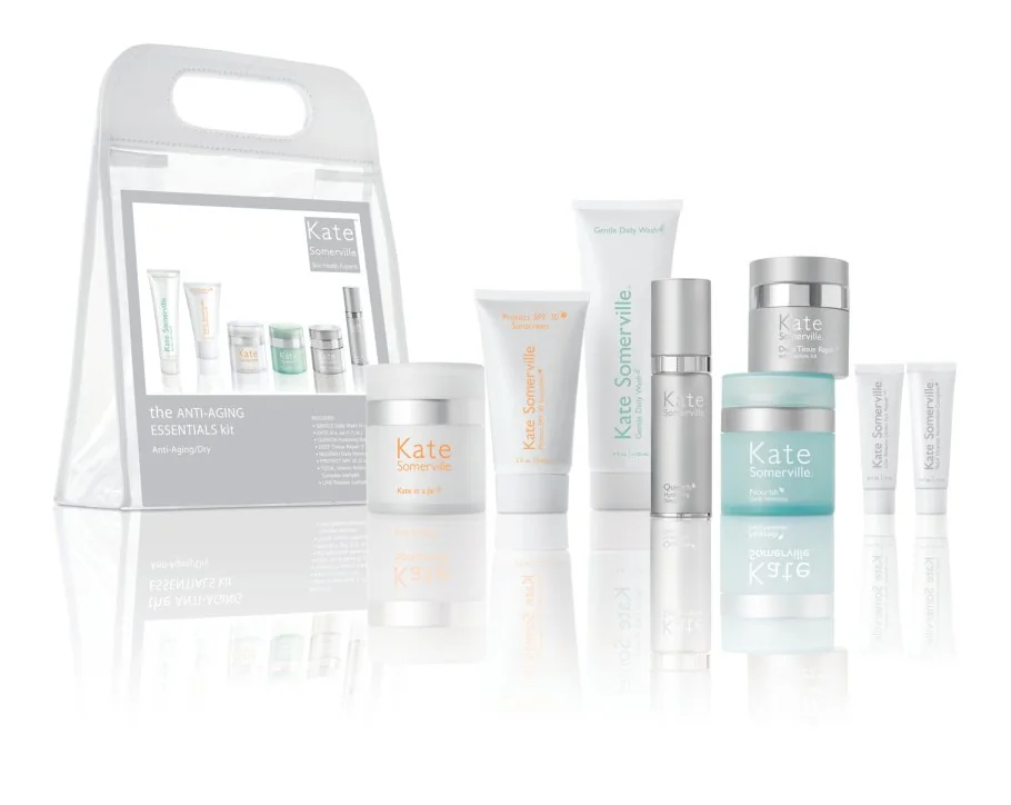 Kate Somerville skin-care packaging and printed product presentation