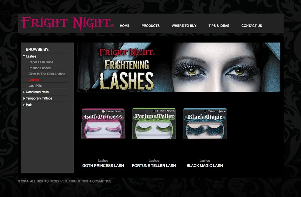 Fright Night — Web Development portfolio work