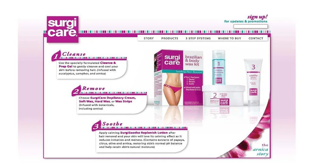 Surgi Care — Web Development portfolio work