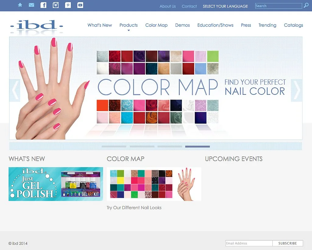 IBD Beauty — Web Development portfolio work
