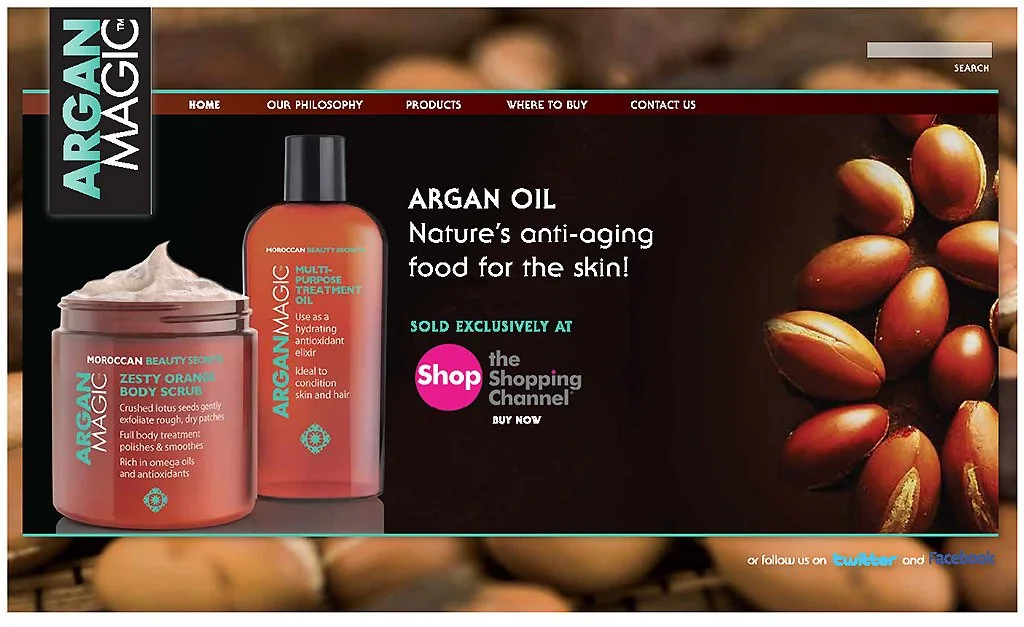 Argan Magic — Web Development portfolio work